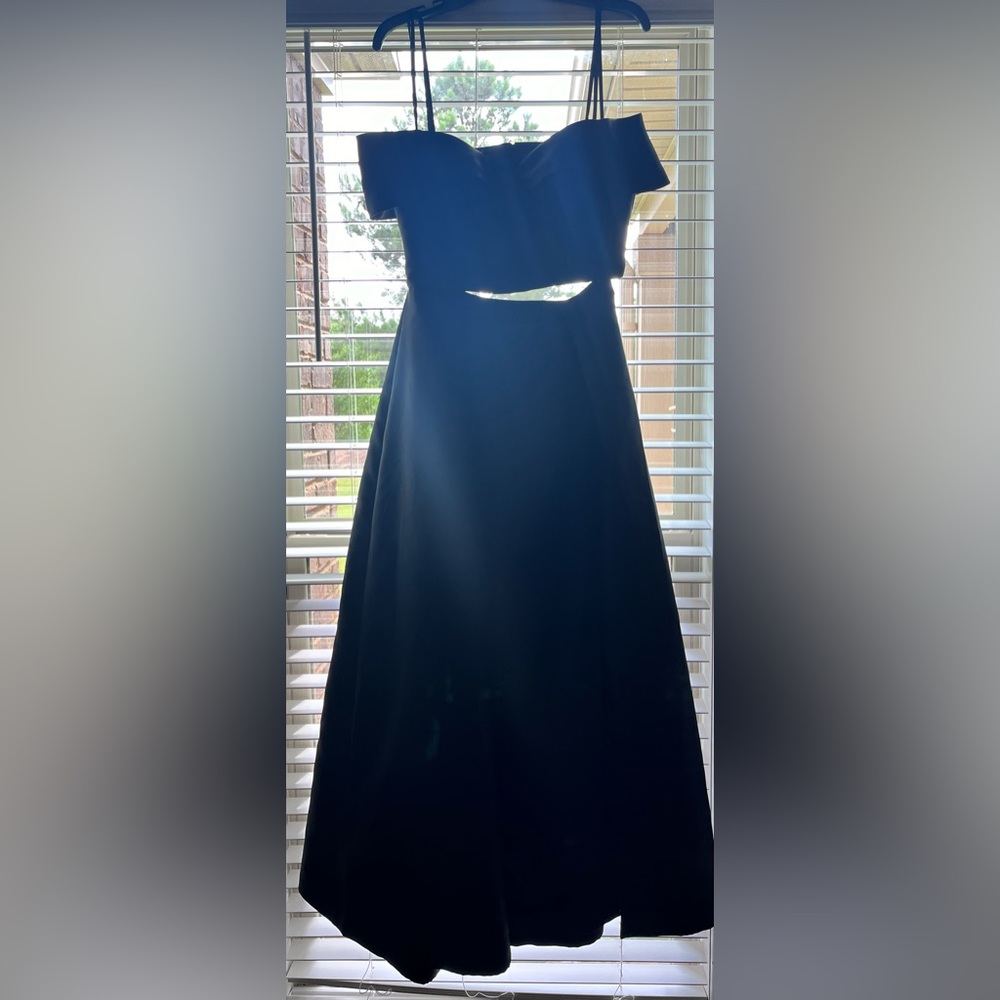 Elegant, black 2 piece gown by B. Darlin from Dillard.